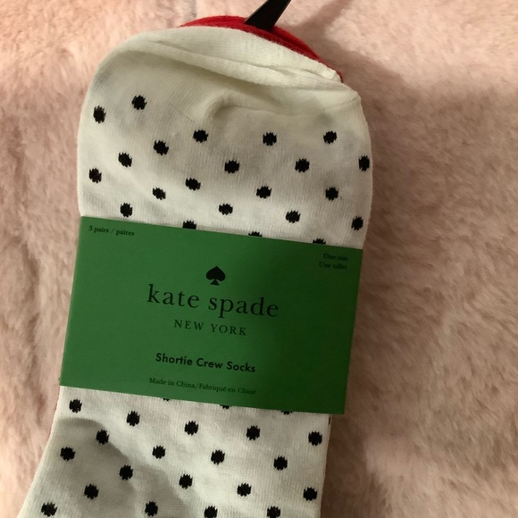 Kate Spade Women’s 3PK Shortie Crew Socks - Picture 2 of 6